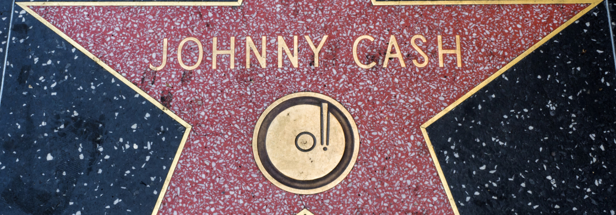 Johnny Cash auf dem Walk of Fame. Symbolbild: Getty Images R Scapinello / iStock Editorial / Getty Images Plus